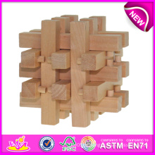 Kongming Bloqueio De Madeira Brinquedo Educacional para Crianças, Últimas Brinquedo De Madeira Bloqueio De Brinquedo para Crianças, madeira Cruz Bloqueio Brinquedo para Bebê W03b024